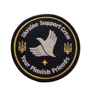 Your Finnish Friends Ry - Ukraine support crew velcromerkki