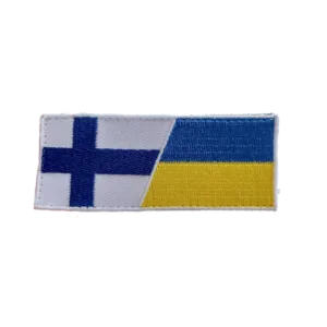 Suomi-Ukraina velcrolippu