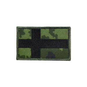 Suomen lippu M05, 80x50mm, velcrolla