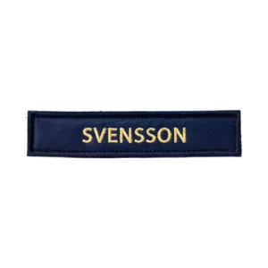 Swedish navy nametags